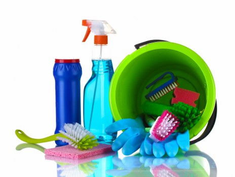 Cleaner maintaining a Maida Vale living room during a regular cleaning visit