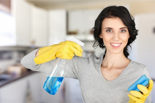 Professional carpet cleaning equipment used in a Maida Vale property