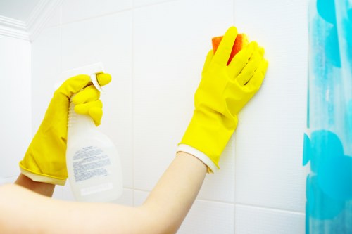 Careful cleaning of a rug stain in a Maida Vale flat