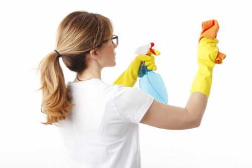 Cleaning a shared hallway carpet in a Maida Vale property