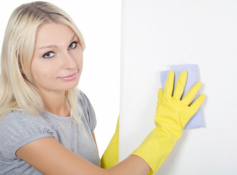 Cleaning staff maintaining hygiene and contamination control standards