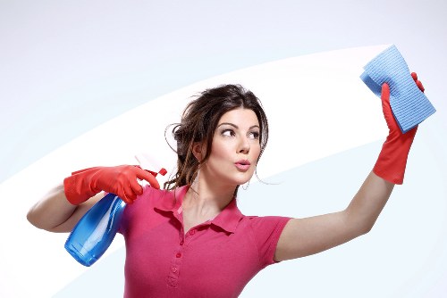 Local cleaners preparing a Maida Vale property for handover after moving out